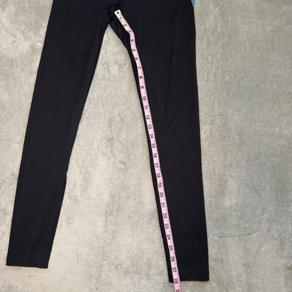 Victorias Secret PINK Yoga Leggings Women Size S Blue Two-Tone‎ Yoga Gym Workout - Picture 9 of 13